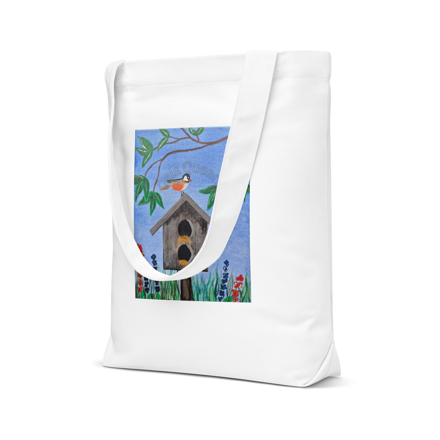 "A Feathered Loner" Tote Bag