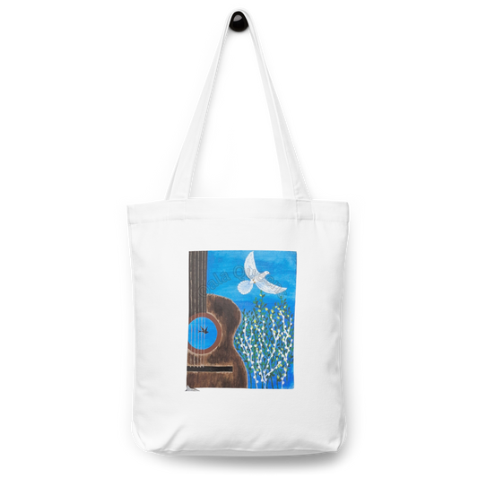 "The Cage of Music, the Wings of Air" Tote Bag