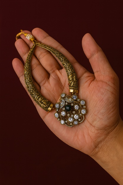 Peacock necklace