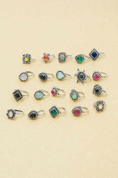 Statement Non-Piercing Nosepin | Modern Ethnic Jewelry