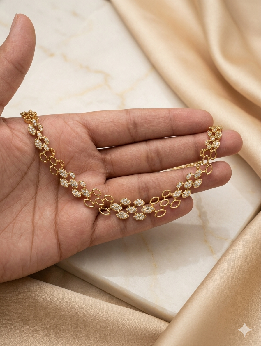 Minimalist Luxury Marquise Necklace & Earrings Set