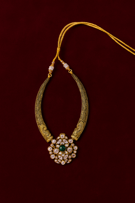 Peacock necklace