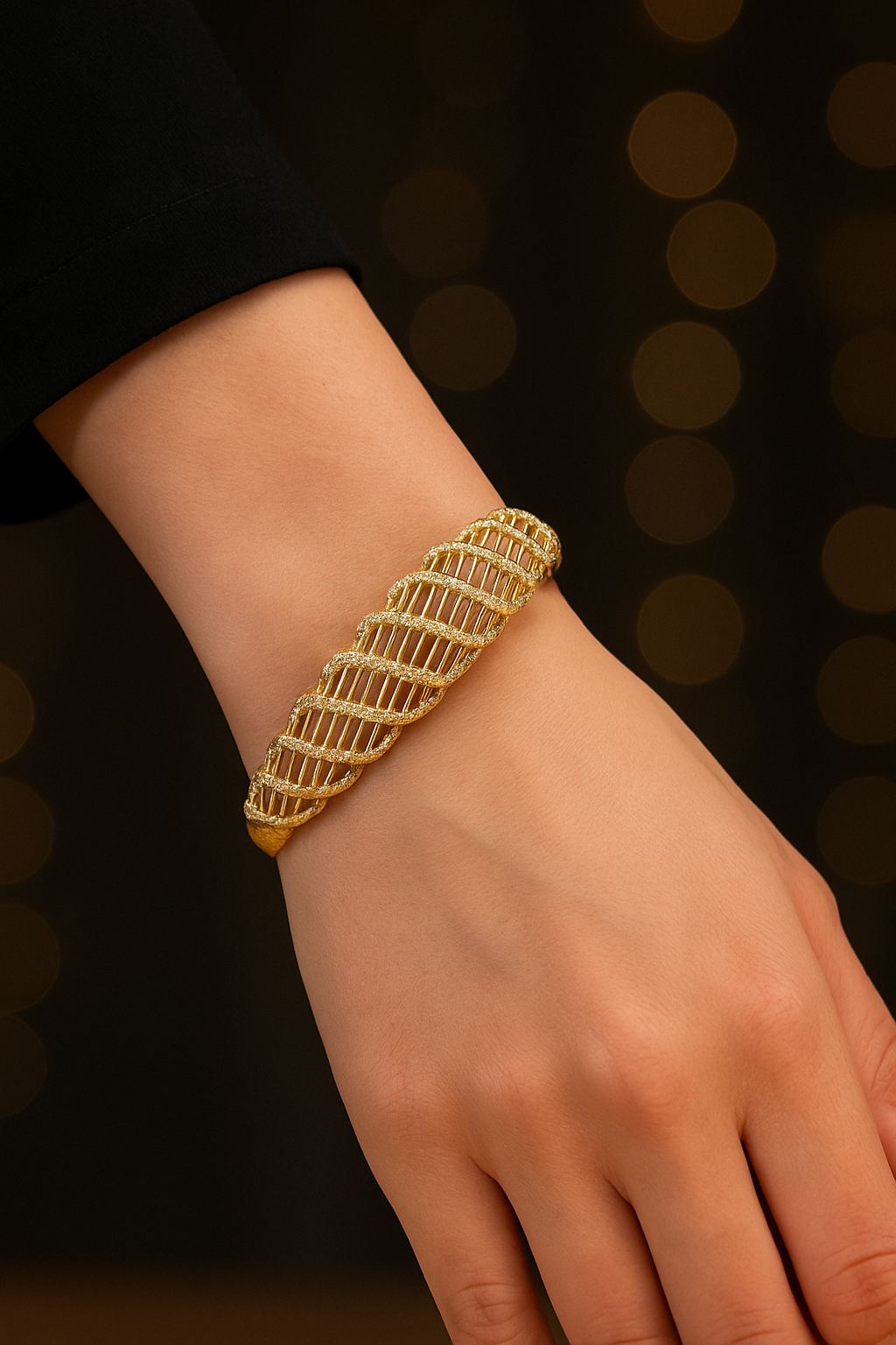Gold openable kada