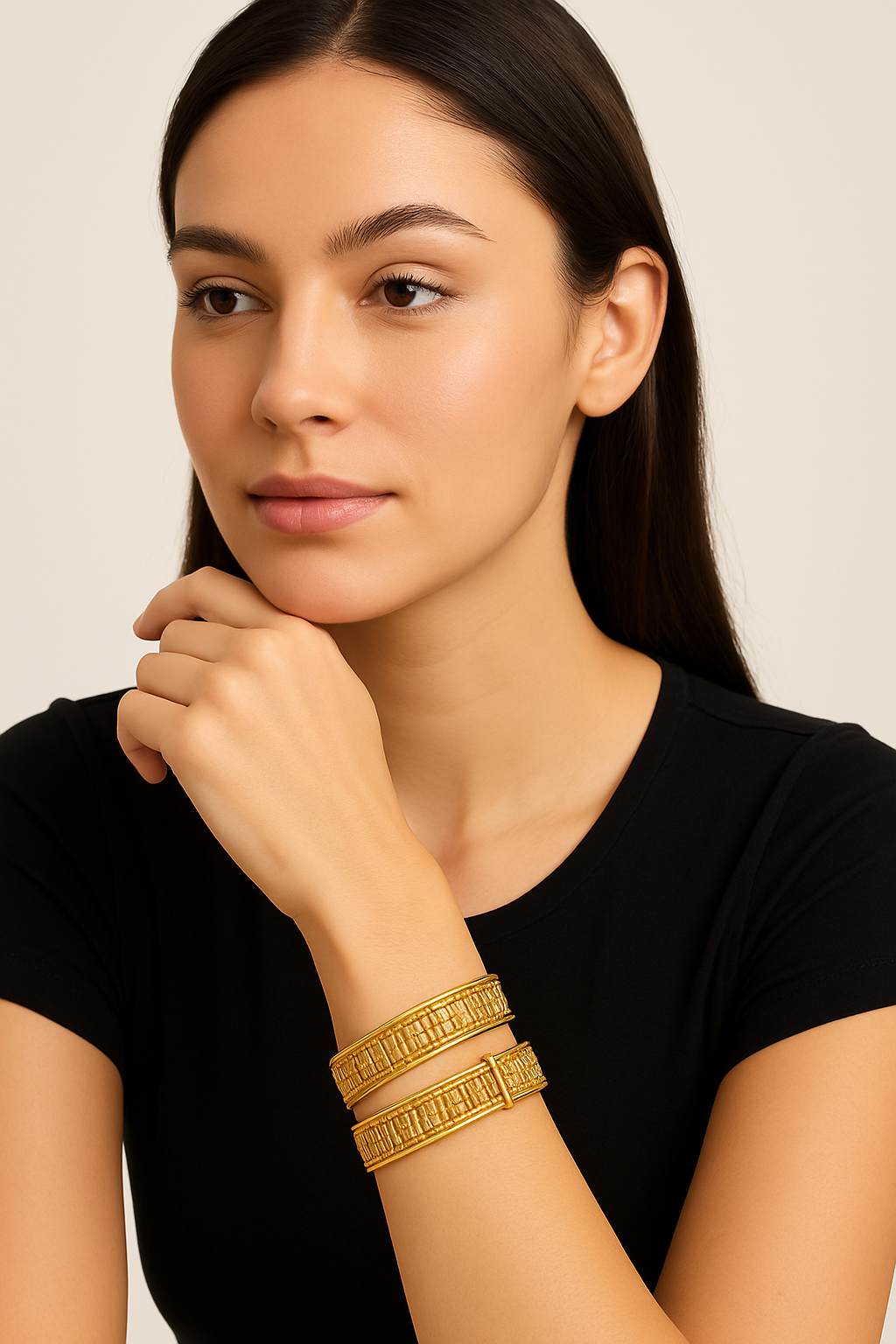 Gold openable kada