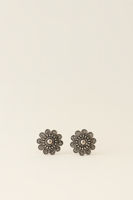 Silver earrings 2110